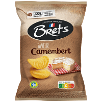 Brets Πατατάκια Με Τυρί Camembert 125gr
