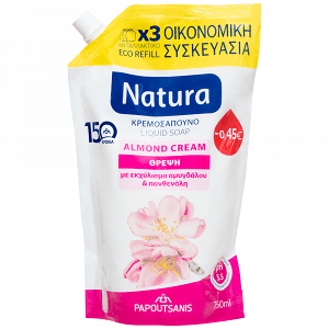 Natura Κρεμοσάπουνο Ανταλλακτικό Almond 750ml -0,45€