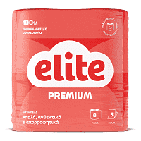 Elite Premium Χαρτί Υγείας 3φύλλων 8άρι 0,600kg