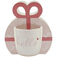 Tabletop Basics Κούπα Πορσελάνης Hello 185ml