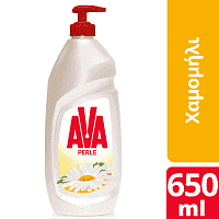 Ava Υγρό Πιάτων Perle Χαμομήλι Αντλία 650ml