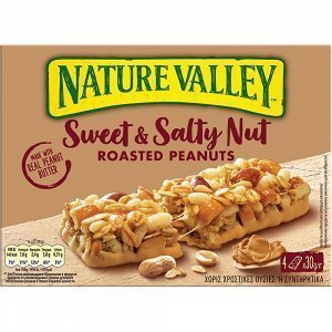 Nature Valley Bars Sweet & Salted Nut Φιστίκι Αμύγδαλο 4x30gr