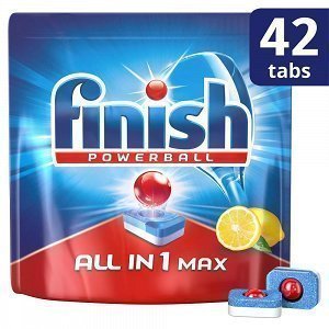 Finish Allin1 Max Lemon Ταμπλέτες Πλυντηρίου Πιάτων 42τεμ