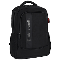 Pierre Cardin Τσάντα Laptop Με Usb Μαύρη 31x18x45