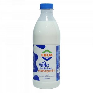 Εβόλ Συνεταιριστικό Γάλα 3,7%Λιπαρά 1lt