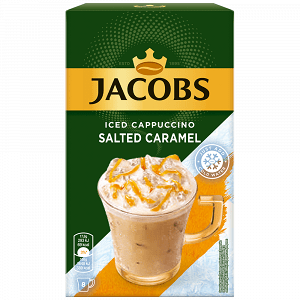 Jacobs Καφές Iced Cappuccino Salted Caramel 8 Τεμάχια 142,4gr
