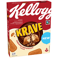 Kelloggs Krave Caramel Biscuit 375gr