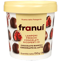 Franui Σμέουρο Σοκολάτα Λευκή & Γάλακτος AL Late Κατεψυγμ. 150 gr