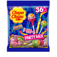 Chupa Chups Γλειφιτζούρια Party Mix 36τεμ 400gr