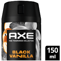 Axe Αποσμητικό Σπρέυ Σώματος Black Vanilla 150ml