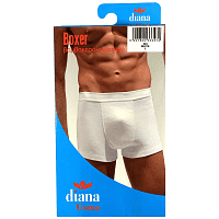 Diana Boxer Ανδρικό Λευκό Βαμβακερό Ελαστικό (S-M-L-XL)