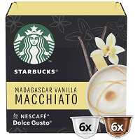 Starbucks Κάψουλες Macchiato Vanilla Madagascar 132gr 12τεμ