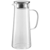 Tabletop Pro Κανάτα Νερού Γυαλίνη Με Καπάκι Φίλτρου 1,5lt