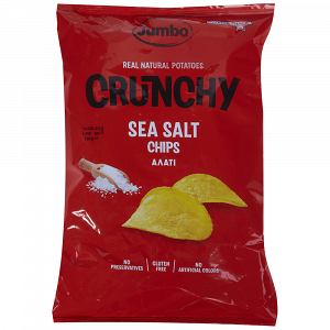 Jumbo Crunchy Chips Αλάτι 150g