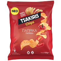 Tsakiris Chips Paprika 120gr
