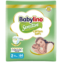 Babylino Sensitive Mini No2 3-6kg S 64τεμ