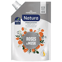 Natura Κρεμοσάπουνο Roses & Musk Ανταλλακτικό 500ml