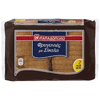 Παπαδοπούλου Φρυγανιές Σίκαλης 160gr