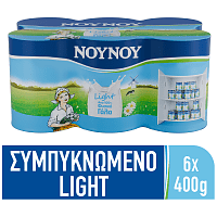 ΝΟΥΝΟΥ Συμπυκνωμένο Γάλα Light Multipack 6x400gr
