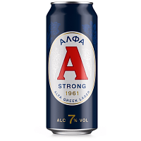 Άλφα Strong Μπίρα Lager Κουτί 500ml