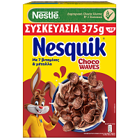 Nestle Nesquik Extra Choco Waves Δημητριακά 375gr