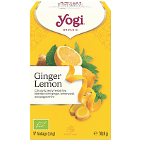 Yogi Τσάι Bio Ginger Lemon 30.6gr