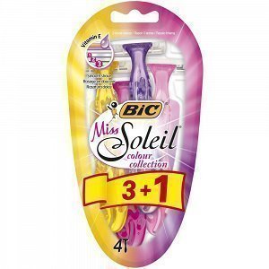 BIC Soleil Color Collect Ξυριστική Μηχανή 3+1Δώρο
