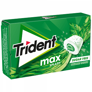 Trident Splash Τσίχλα Green Mint 22gr
