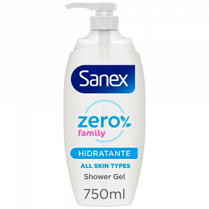 Sanex Zero% Family Αφρόλουτρο Αντλία 750ml
