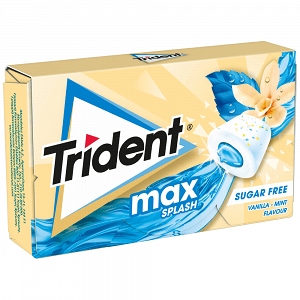 Trident Splash Τσίχλα Vanilla-Mint 22gr
