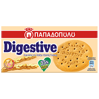 Παπαδοπούλου Μπισκότα Digestive Με 35% Λιγότερα Λιπαρά 250gr