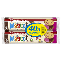 Mascot Μπισκότα Σοκολάτα Φράουλα 2x200gr -0,40€