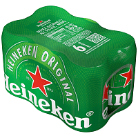 Heineken Μπύρα Lager Κουτί 6x330ml