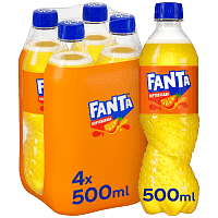 Fanta Πορτοκαλάδα 4x500ml
