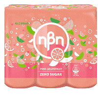 Ηβη Pink Grapefruit Xωρίς Ζάχαρη 6x330ml