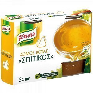 Knorr Σπιτικός Ζωμός Κότας 8x28gr