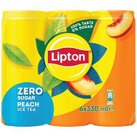 Lipton Ice Tea Χωρίς Ζάχαρη Ροδάκινο 6x330ml