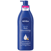 Nivea Body Nourishing Milk Με Αντλία 400ml