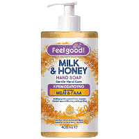 Feel Good Κρεμοσάπουνο Μέλι & Γάλα Βαλβίδα 400ml