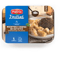 Paliria Σπιτικά Μπιφτέκι Μοσχαρίσιο Με Πατάτες Φούρνου 350gr