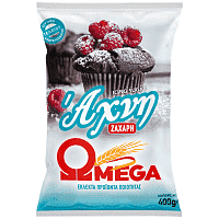 Ωμέγα Ζάχαρη Άχνη Εισαγωγής 400gr
