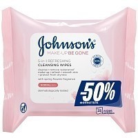 Johnson's D Essentials Normal Μαντηλάκια Καθαρισμού -50%