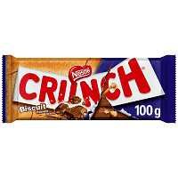 Crunch Σοκολάτα με Μπισκότο Χωρίς Γλουτένη 100gr