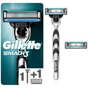 Gillette Mach3 Ξυριστική Mηχανή + 2 Ανταλλακτικά