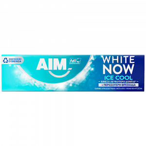Aim Οδοντόκρεμα White Now Ice Cool Mint 75ml
