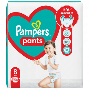 Pampers Pants Νο 8 19+Kg 32 Τεμάχια