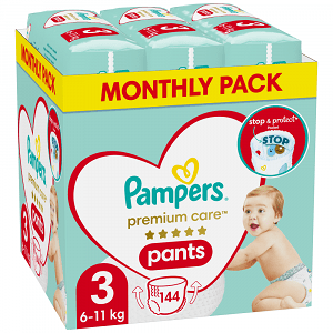 Pampers Premium Pants 144τεμ Nο3 6-11kg