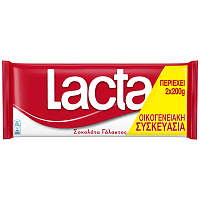 Lacta Σοκολάτα 2x200gr