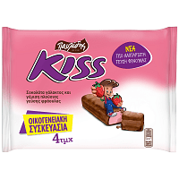Kiss Σοκολάτα Φράουλα 27,5gr 4τεμ
