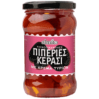 Almito Γλυκοπικάντικες Πιπεριές Κεράσι Με Κρέμα Τυριών 280gr